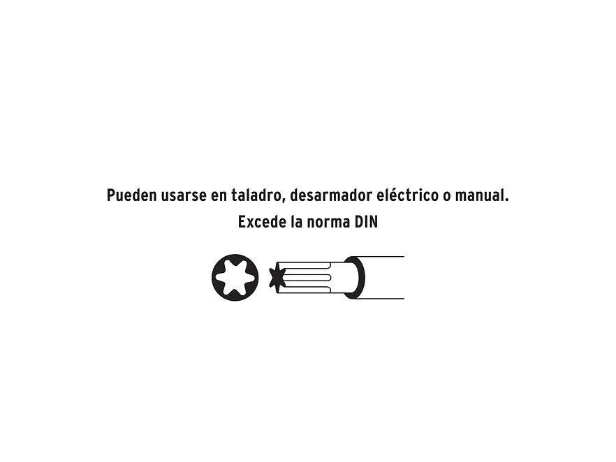 Juego de 7 puntas torx combinadas con seguro largo 2