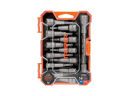 Juego de 14 dados magnéticos para taladro, Truper 101961, Expert - Foto 4 | aztools.co