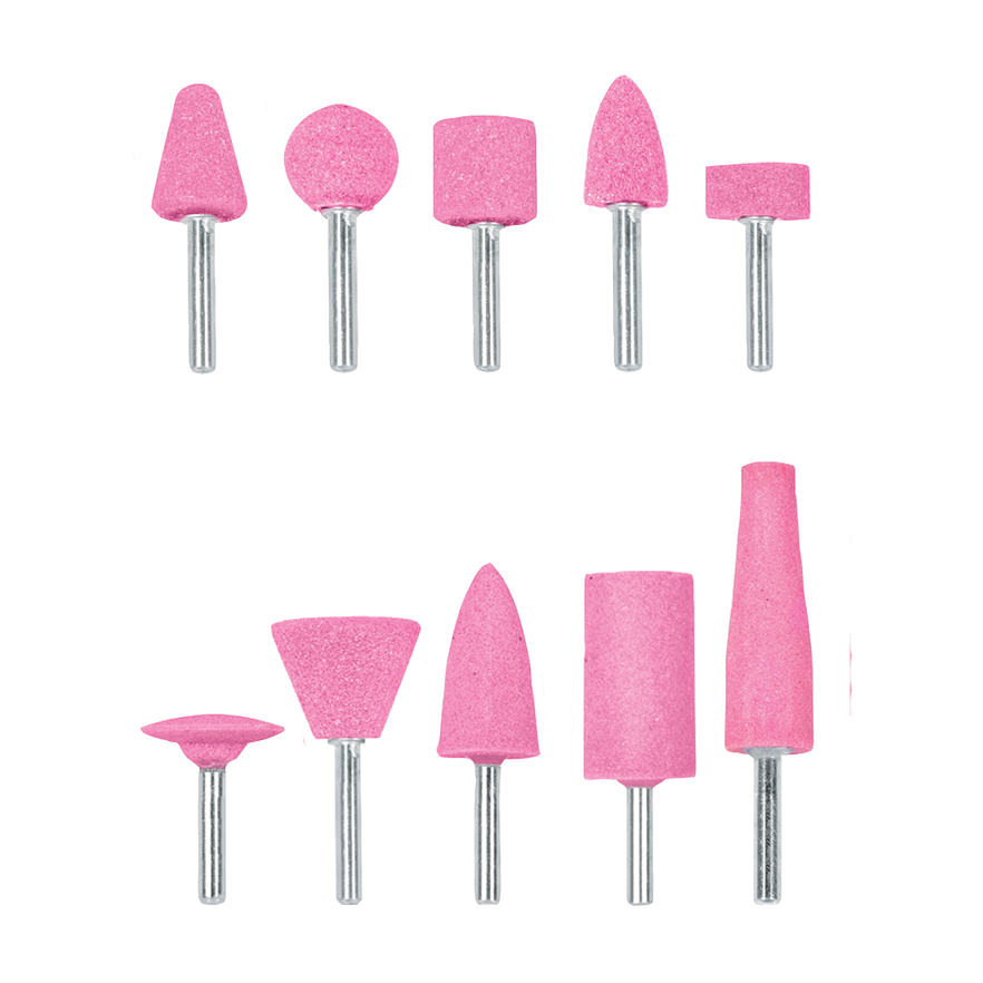 Juego de 10 puntas montadas zanco 1/4