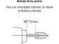 Juego de 5 puntas montadas zanco 1/4