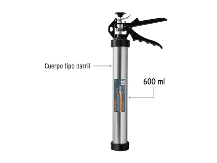 Pistola calafateadora para salchicha de 600 ml Truper 101931 - Foto 2 | aztools.co