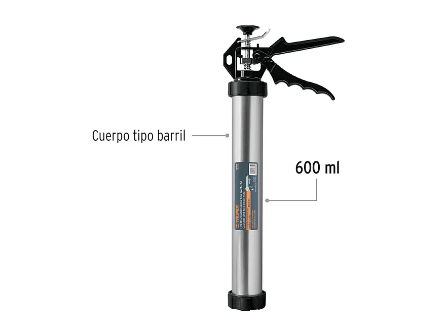 Pistola calafateadora para salchicha de 600 ml Truper 101931 - Foto 2 | aztools.co