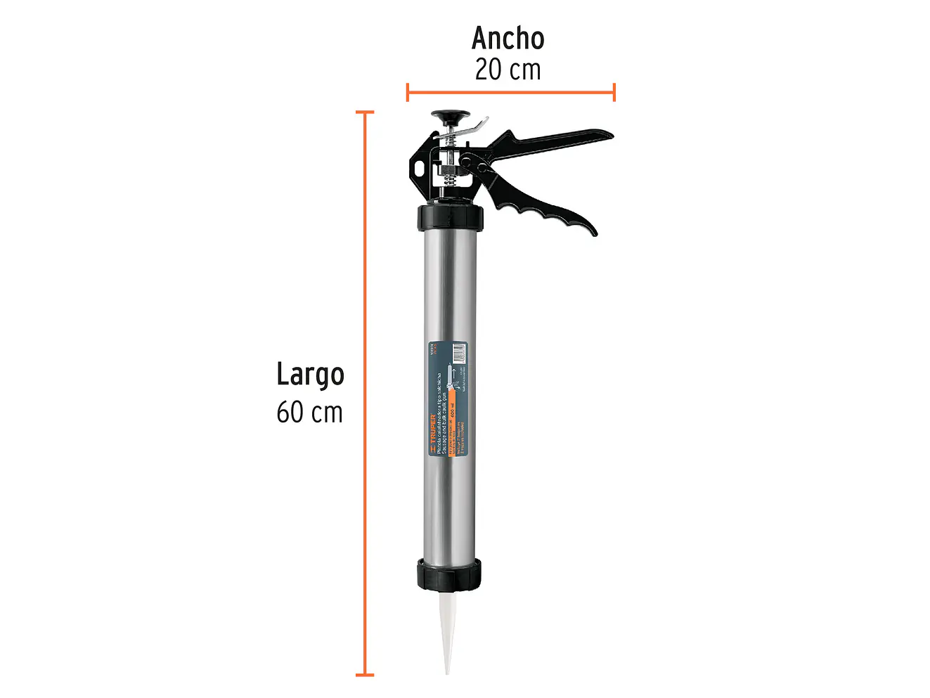 Pistola calafateadora para salchicha de 600 ml Truper 101931 - Foto 3 | aztools.co