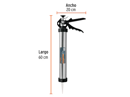 Pistola calafateadora para salchicha de 600 ml Truper 101931 - Foto 3 | aztools.co