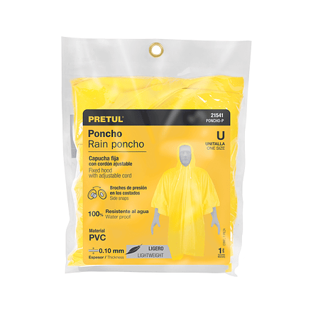 Poncho unitalla, Pretul 21541 3