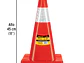 Cono de precaución de 45 cm de PVC con reflejante, Pretul 28252 - Miniatura 2 | aztools.co
