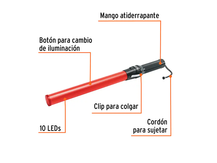 Bastón Luminoso Truper 101219, 53 cm, con Luz LED - Foto 4 | aztools.co