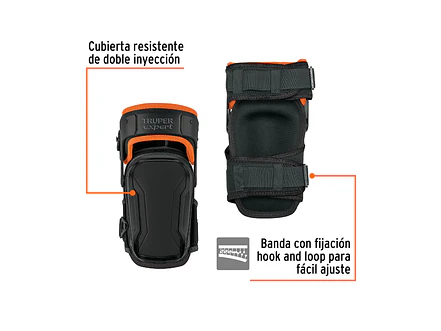 Rodilleras de estabilización con soporte para muslos, Truper 103372 - Foto 2 | aztools.co