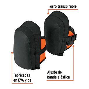 Rodilleras ligeras de neopreno Truper 12951