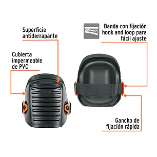 Rodilleras impermeables, para trabajos húmedos, Truper 103232