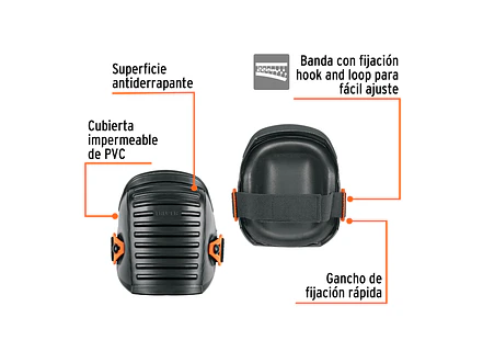 Rodilleras impermeables, para trabajos húmedos, Truper 103232 - Foto 2 | aztools.co