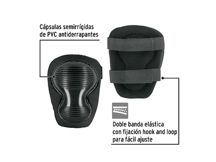 Rodilleras Antiderrapantes Pretul 27241, con Doble Cápsula - Foto 2 | aztools.co