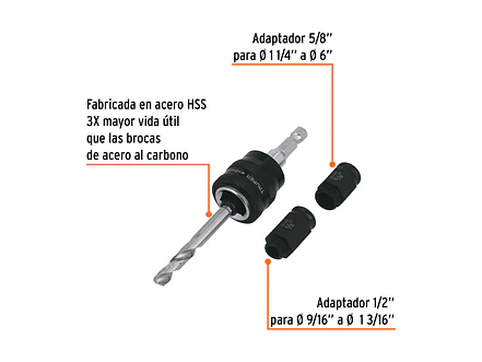 Mandril para Sierra Copa Truper 103390, de Cambio Rápido - Foto 2 | aztools.co