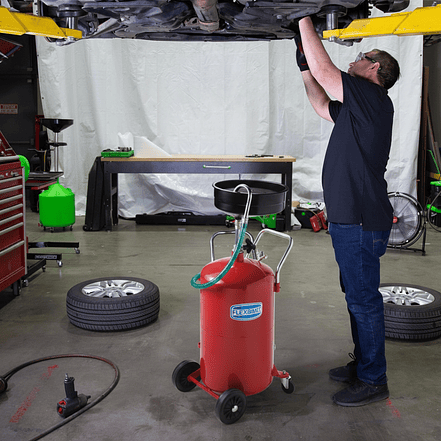 Recolector de Aceite Automotriz FLEXBIMEC 3197 Móvil 80L (Depósito 90L) 4