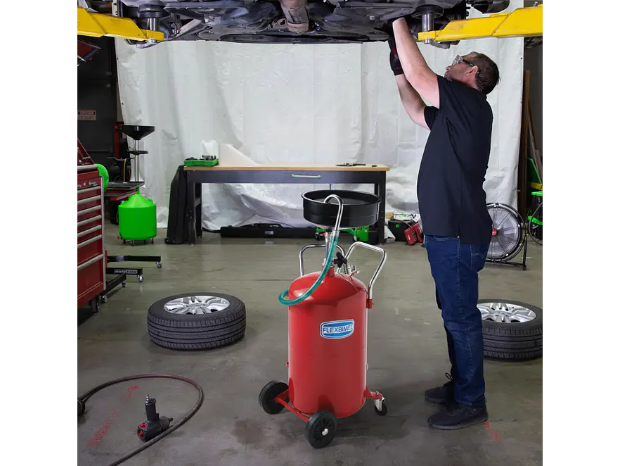 Recolector de Aceite Automotriz FLEXBIMEC 3197 Móvil 80L (Depósito 90L) - Foto 4 | aztools.co