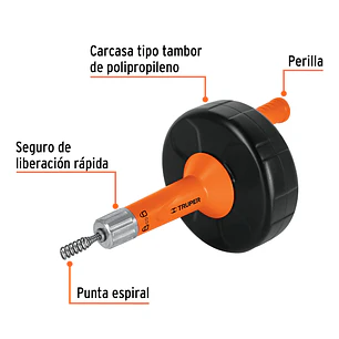 Sonda manual, 7.6 m Truper 12279