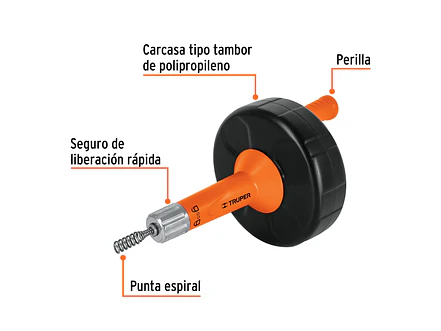 Sonda manual, 7.6 m Truper 12279 - Foto 2 | aztools.co