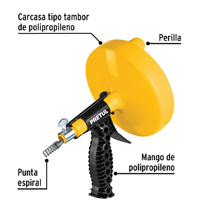 Sonda manual con mango 7.6 m, Pretul  22881
