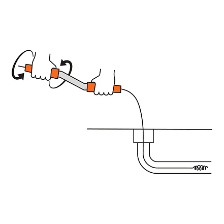 Destapacaños barreno con manivela 1/2' x 50 ft Truper 15150 3