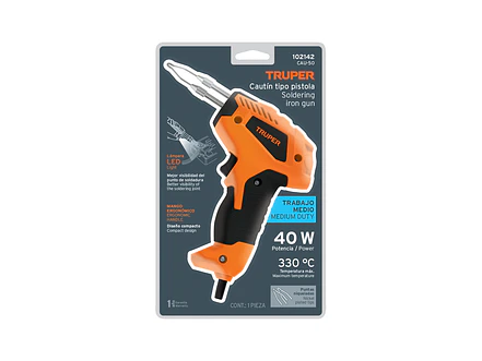 Pistola de Soldar Truper 102142, 40 W, Uso Ligero - Foto 4 | aztools.co