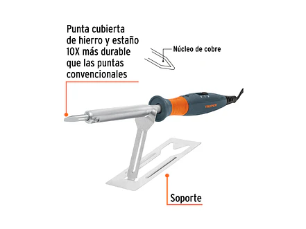 Cautín, tipo lápiz de 100 W, dual, industrial Truper 16795 - Foto 2 | aztools.co