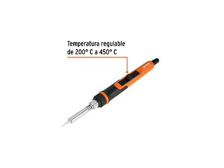 Cautín profesional electronica 25W, Temperatura Regulable Truper 102509 - Foto 2 | aztools.co