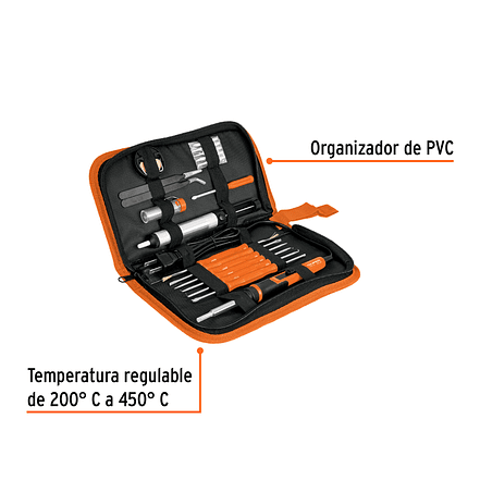 Kit Soldadura Electrónica Truper 102424, con Cautín de 25 W 2