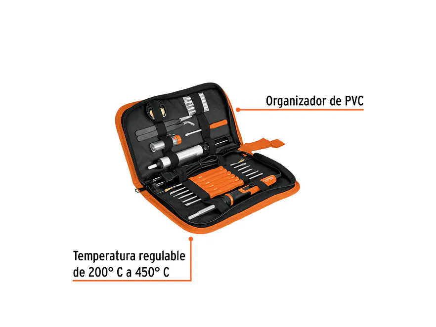 Kit Soldadura Electrónica Truper 102424, con Cautín de 25 W - Foto 2 | aztools.co
