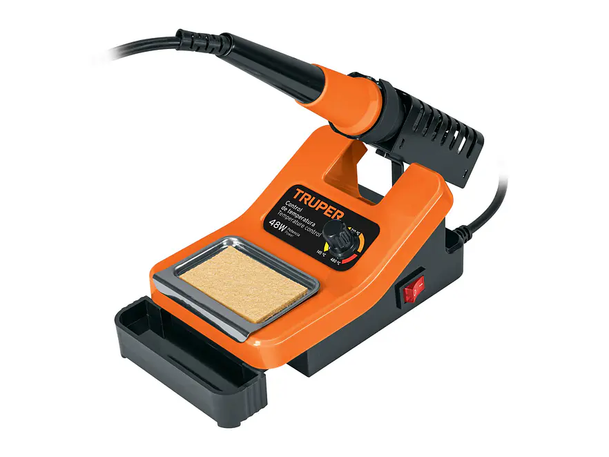 Cautín profesional c/estación para electrónica de 48 Watts Truper 101398 - Foto 4 | aztools.co