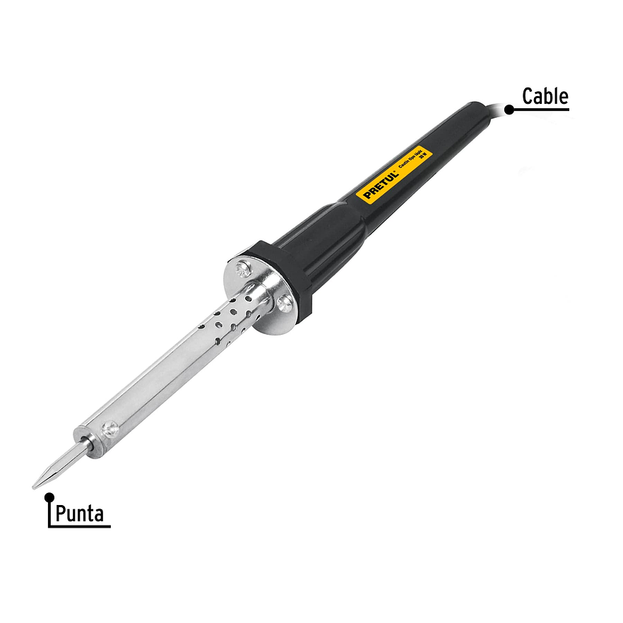 Cautín tipo lápiz de 30 watts con accesorios, Pretul 22805 2