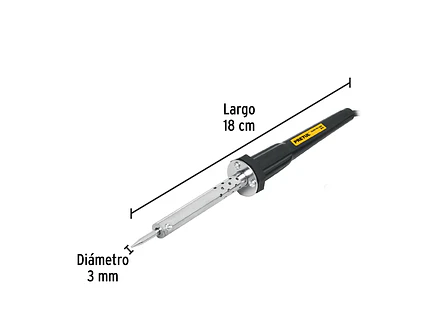 Cautín tipo lápiz de 30 watts con accesorios, Pretul 22805 - Foto 3 | aztools.co