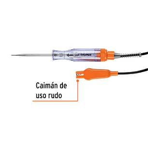 Tester uso rudo 20 cm, con caimán Truper 13985