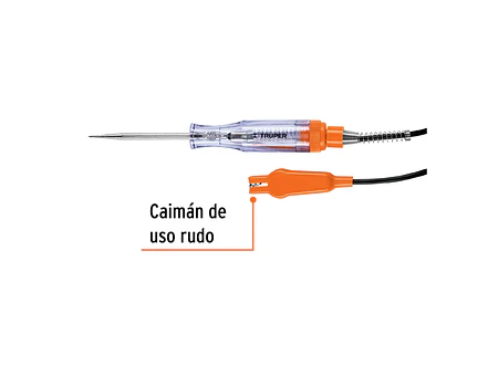 Tester uso rudo 20 cm, con caimán Truper 13985 - Foto 2 | aztools.co