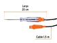 Tester uso rudo 20 cm, con caimán Truper 13985 - Miniatura 3 | aztools.co