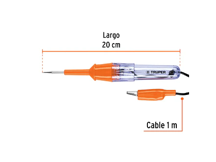 Tester 20 cm, con caimán Truper 13986 - Foto 3 | aztools.co