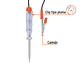 Tester 14 cm, con caimán, tipo esfero Truper 13987 - Miniatura 2 | aztools.co