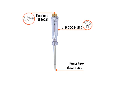 Tester 14 cm, tipo esfero Truper 13988 - Foto 3 | aztools.co
