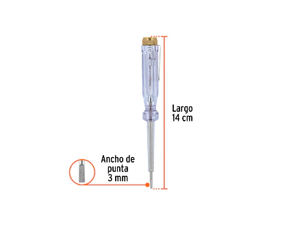 Tester 14 cm, tipo esfero Truper 13988 - Foto 4 | aztools.co