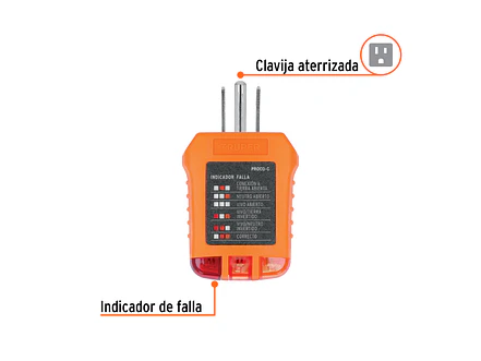 Probador de Tomacorriente Truper 17241 - Detecta Fallas Comunes - Corriente Alterna - Foto 4 | aztools.co