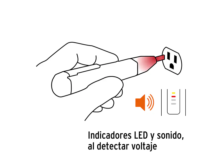 Téster de Tensión sin Contacto Truper 102882, 3 Rangos de Detección - Foto 4 | aztools.co