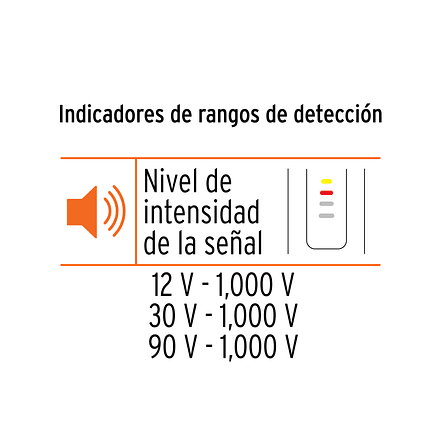 Téster de Tensión sin Contacto Truper 102882, 3 Rangos de Detección 5