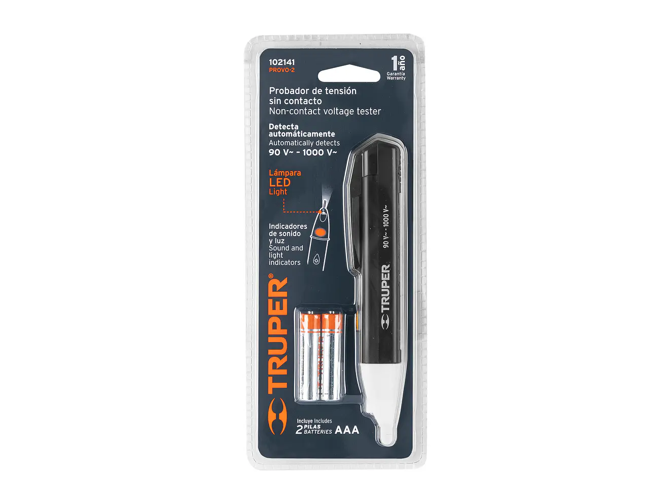 Téster de Tensión sin Contacto Truper 102141, Detección Automática - Foto 5 | aztools.co