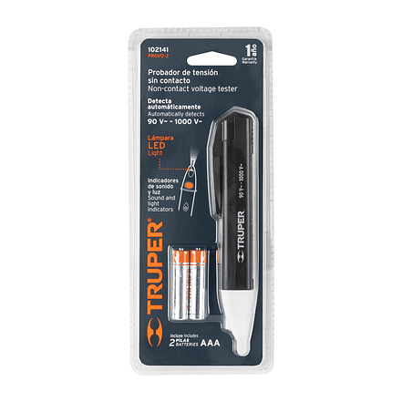 Téster de Tensión sin Contacto Truper 102141, Detección Automática 5