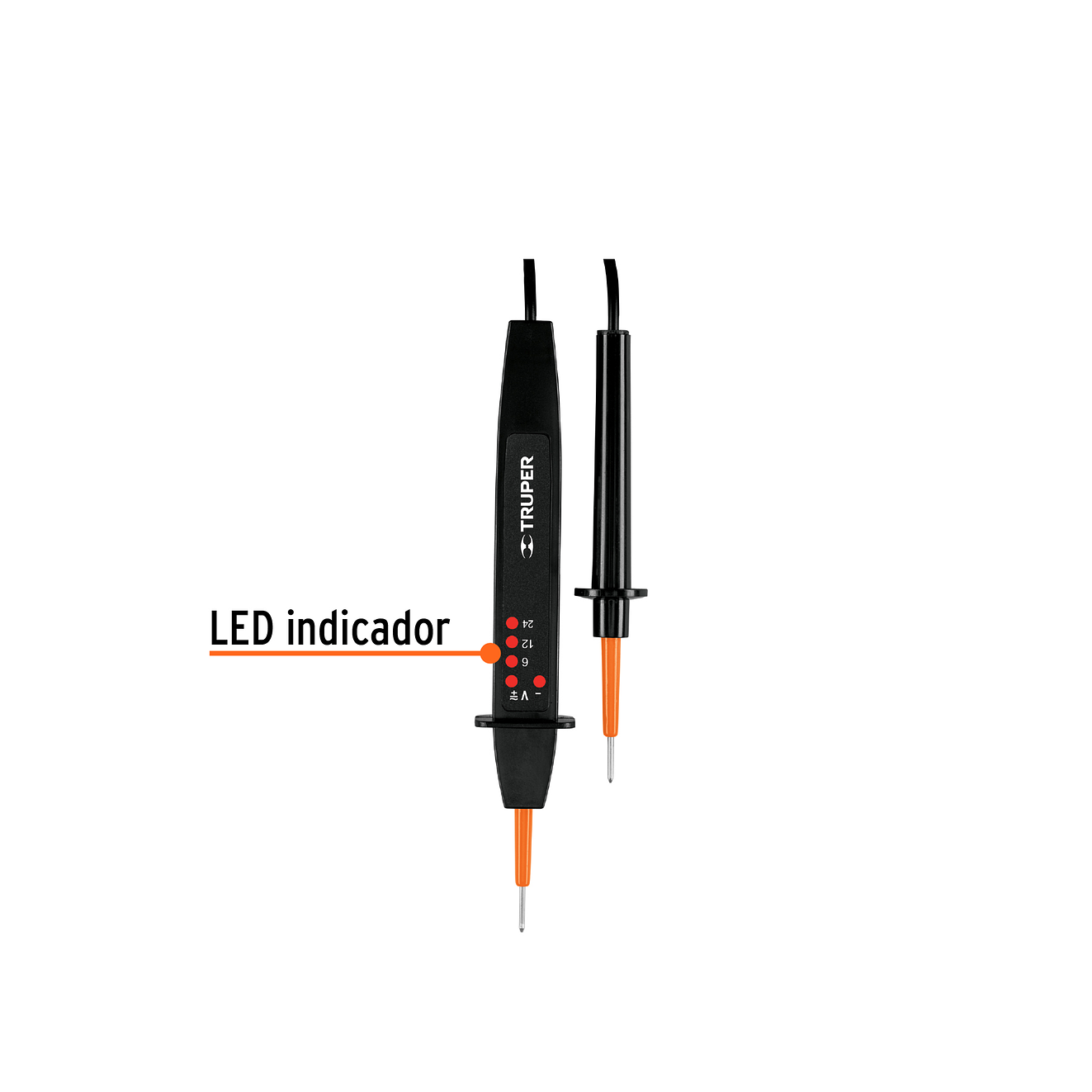 Téster de Tensión y Polaridad Truper 18335, C.A. / C.C. 2