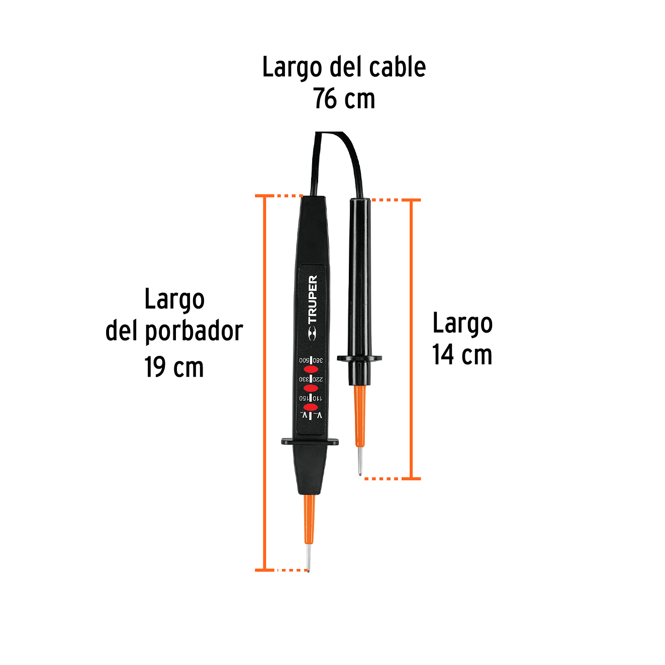 Téster de Tensión Truper 18334, C.A. / C.C. 3