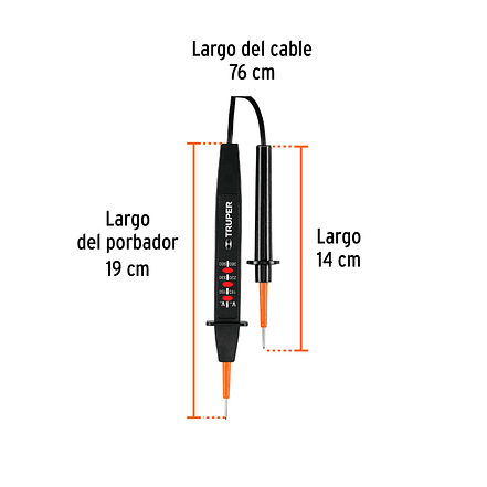 Téster de Tensión Truper 18334, C.A. / C.C. 3