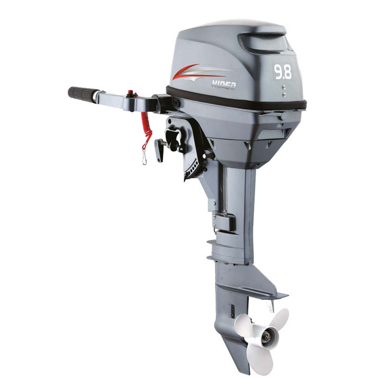 Motor Fuera de Borda HIDEA 9.8 HP 9.8FHS 196cc (2 Tiempos, Tanque 24L)