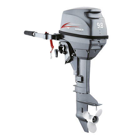 Motor Fuera de Borda HIDEA 9.8 HP 9.8FHS 196cc (2 Tiempos, Tanque 24L)