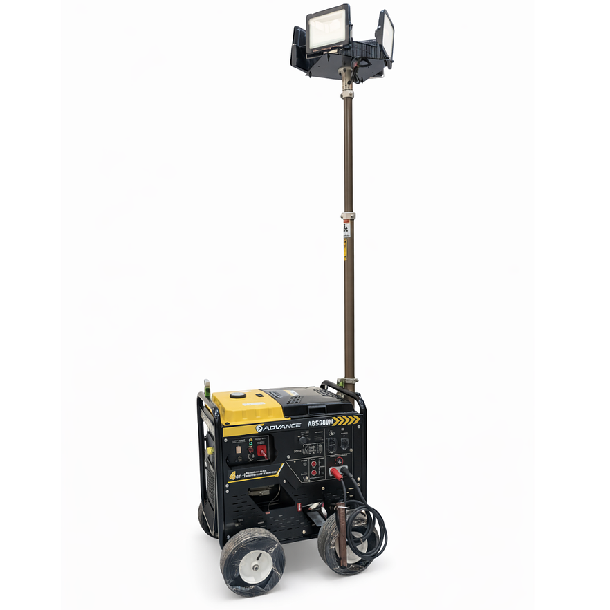 Torre de Iluminación ADVANCE AG5500M 4 en 1 (Planta, Soldador, Compresor) - Foto 1 | aztools.co