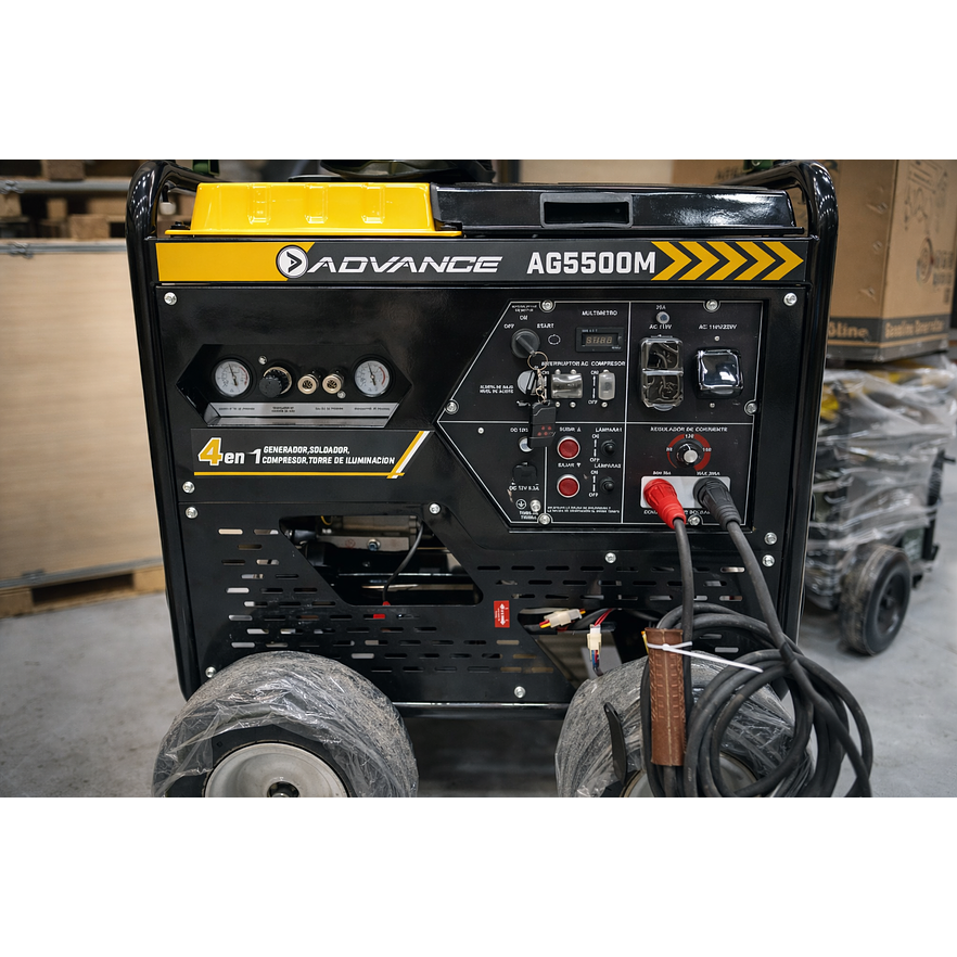 Torre de Iluminación ADVANCE AG5500M 4 en 1 (Planta, Soldador, Compresor) - Foto 2 | aztools.co